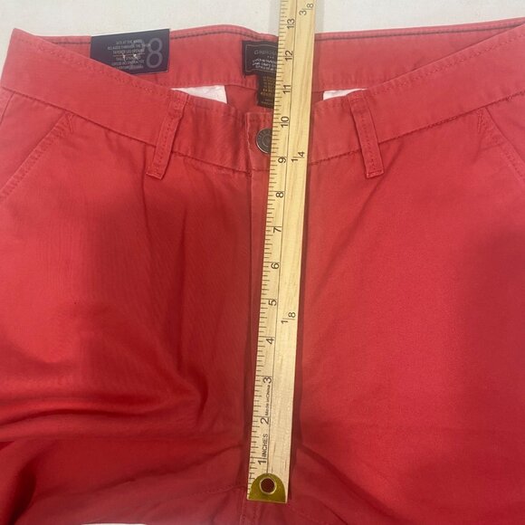 NWT Gap Khaki Lived In Pants Mens 32x30 Red Relaxed Fit Tapered Comfortable Styl - Picture 11 of 14